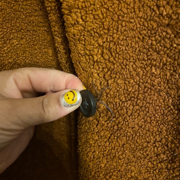 Daily Ritual Brown Textured Coat - Picture 3 of 4